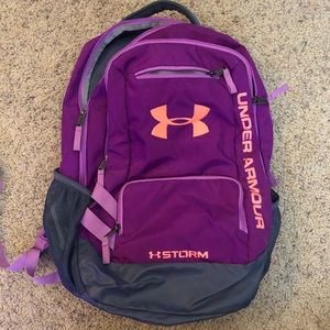 UnderArmour Hustle Backpack (purple)